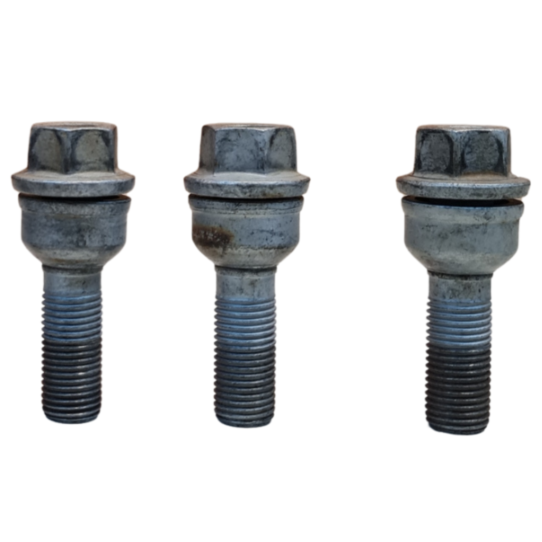 Kit 03 Parafuso Prisioneiro Roda Vw Amarok 2010 2014 2022
