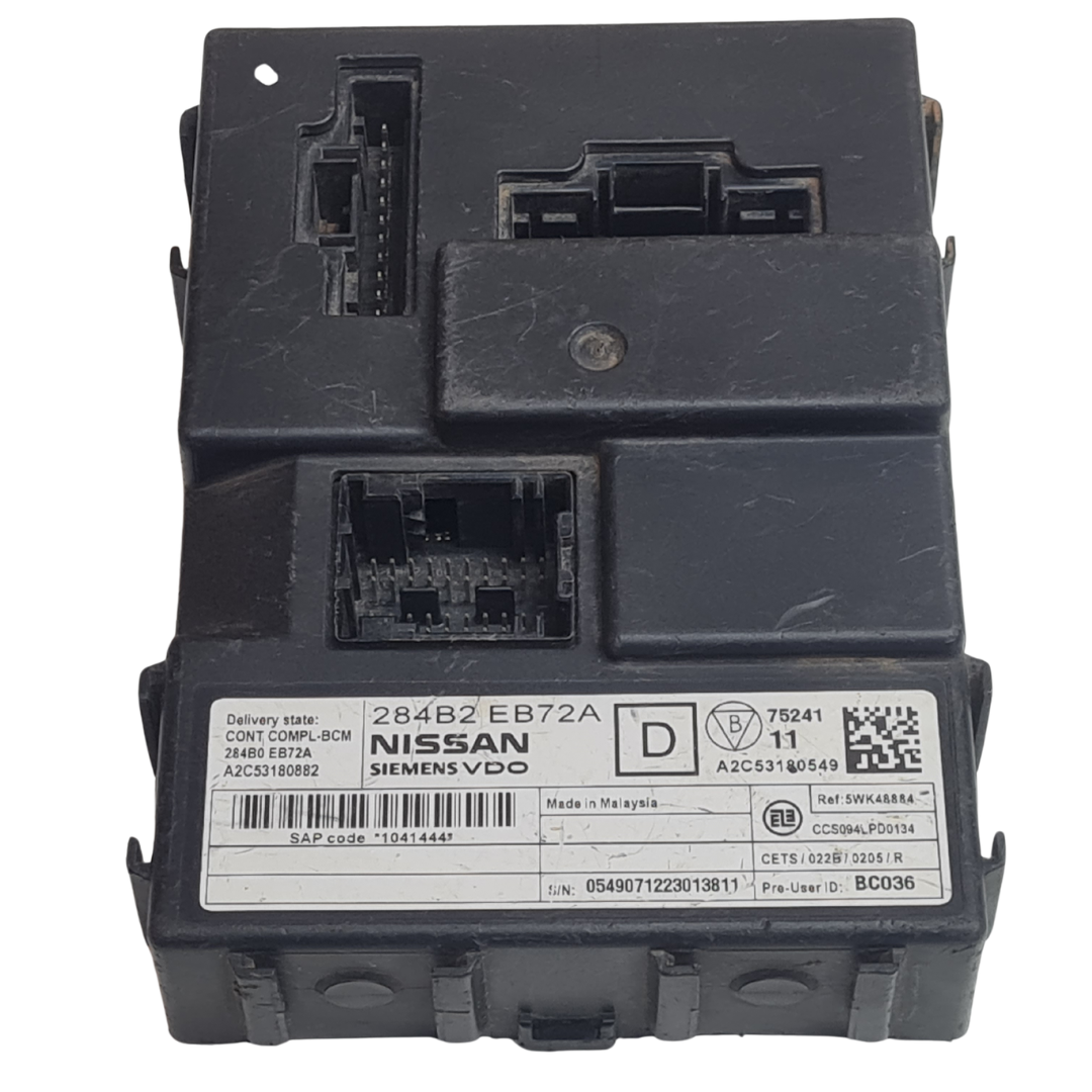 Módulo Bcm Conforto Nissan Frontier 2.5 2008 2013 284B2 EB72A