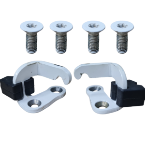 Kit Suporte Trava Tampa Traseira C/ Parafusos Hilux Cabine Simples 2016 2023