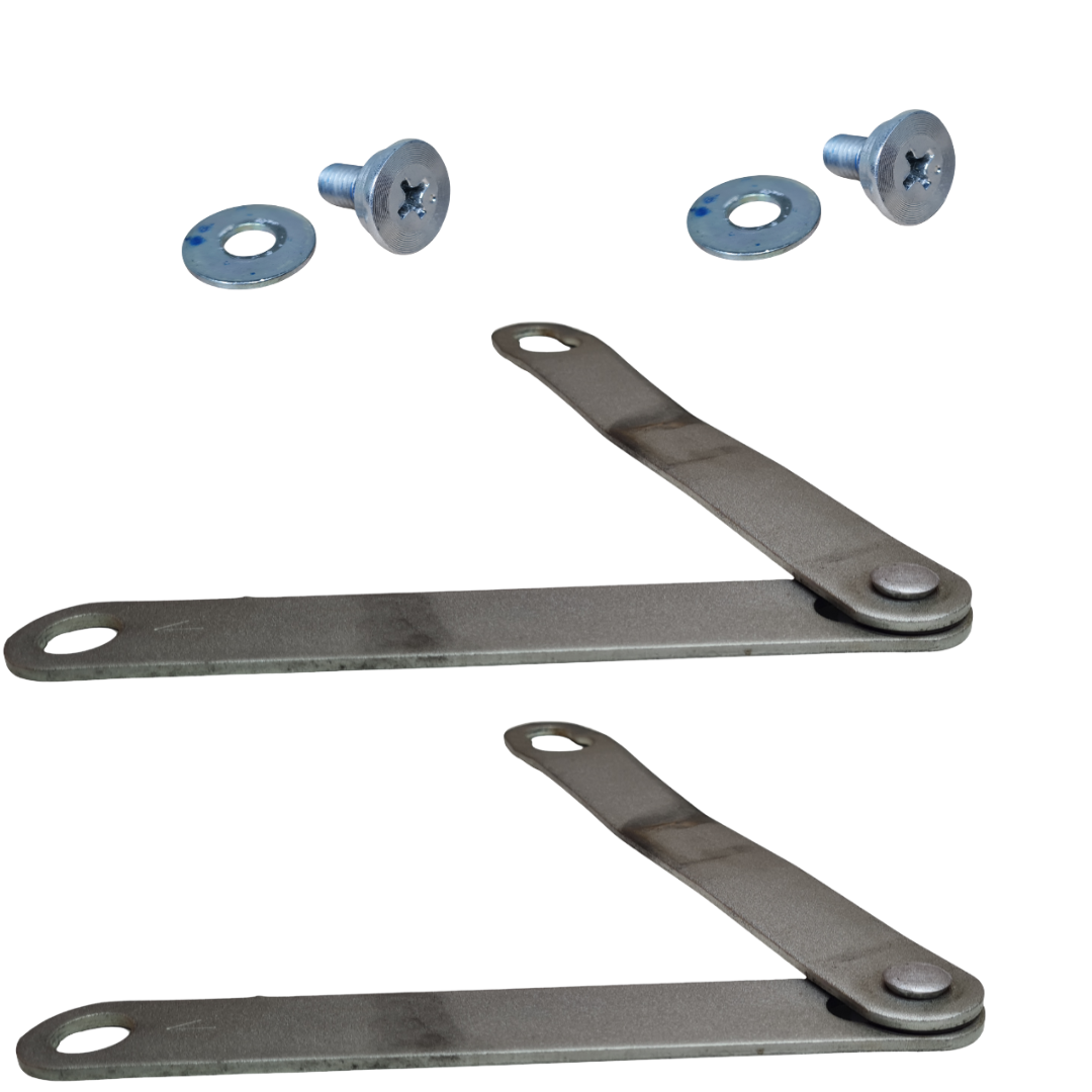 Par Limitador Com Parafusos Tampa Traseira Hilux 2016 2026 65770-0k030